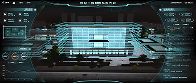 园区工程制造系统大屏